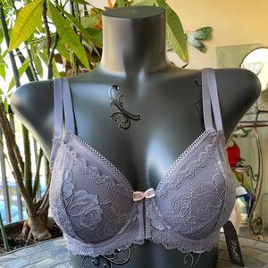Montelle Floral Lace Demi Underwire bra
